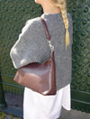 Lilu handbag - Brown/red