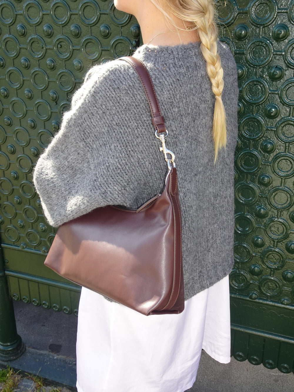 Lilu handbag - Brown/red