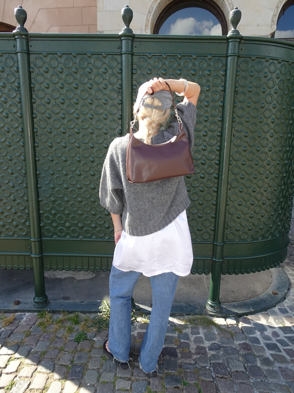 Lilu handbag - Brown/red