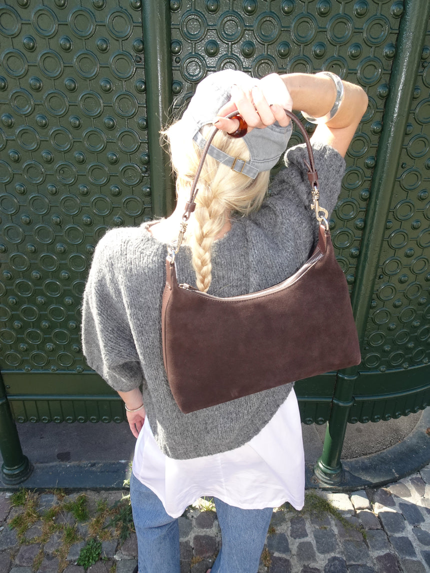 Lilu handbag - Brown/red
