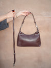 Lilu handbag - Brown/red