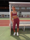 Elevate capri leggings - Berry