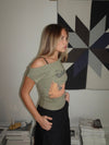 "Maneater" t-shirt - Khaki