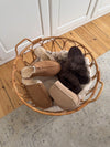 Davia Slippers - Dark brown