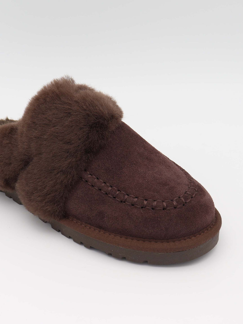 Davia Slippers - Dark brown