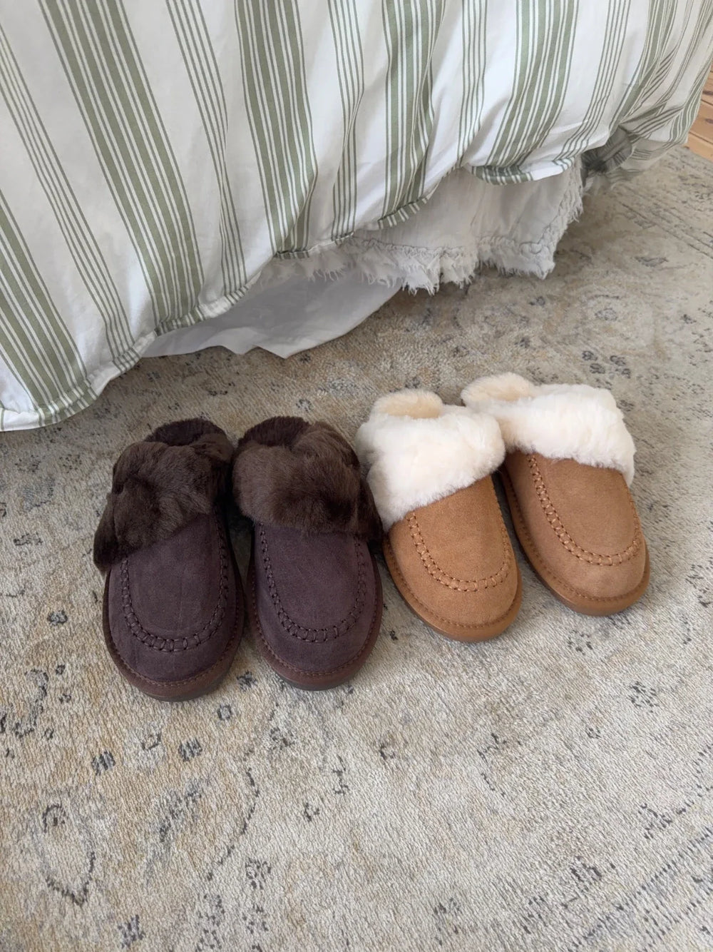 Davia Slippers - Dark brown