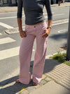 Floraline low waisted jeans - Dusty pink