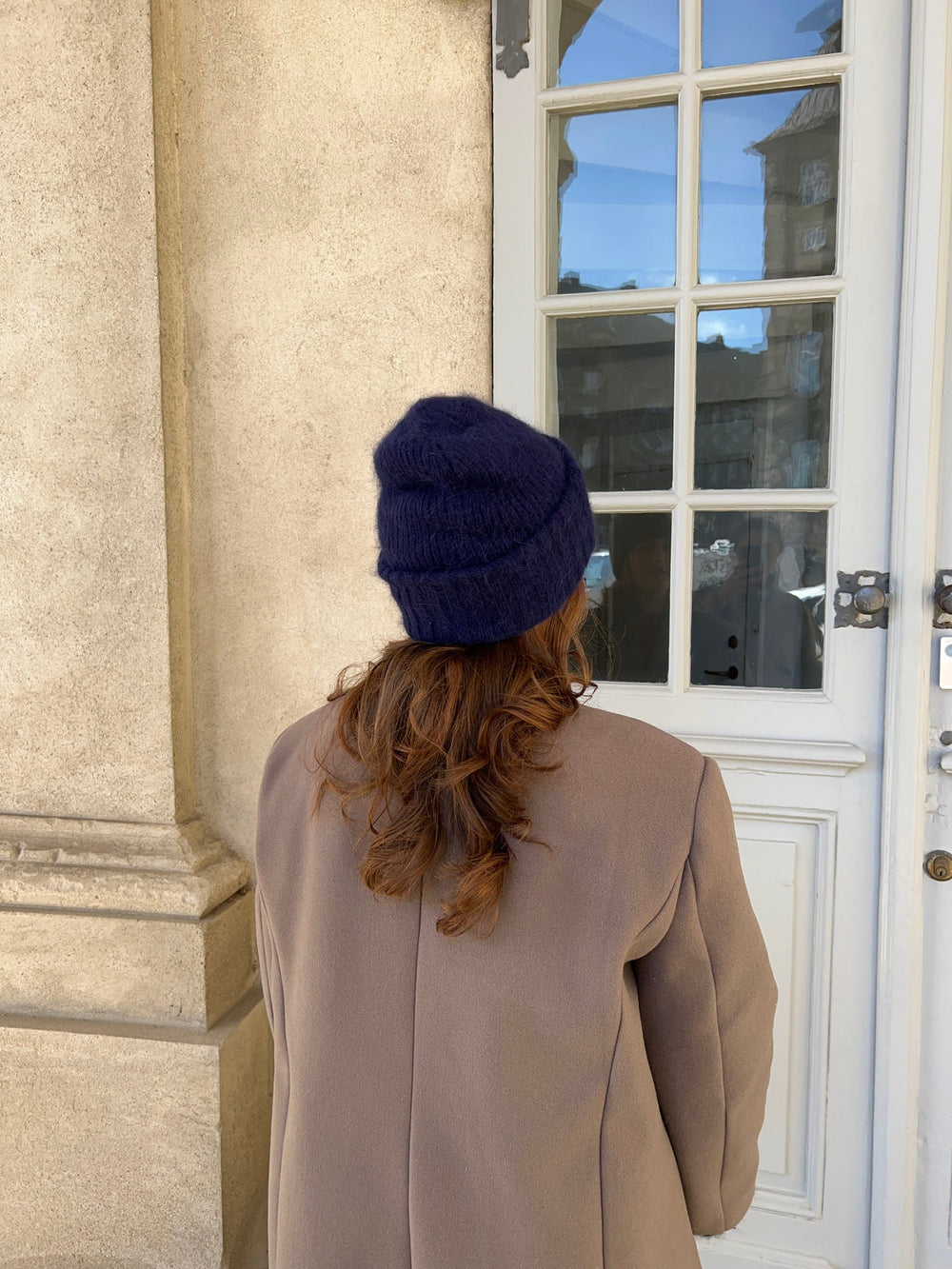 Fluffy beanie - Navy