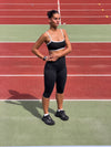 Elevate capri leggings - Jet black