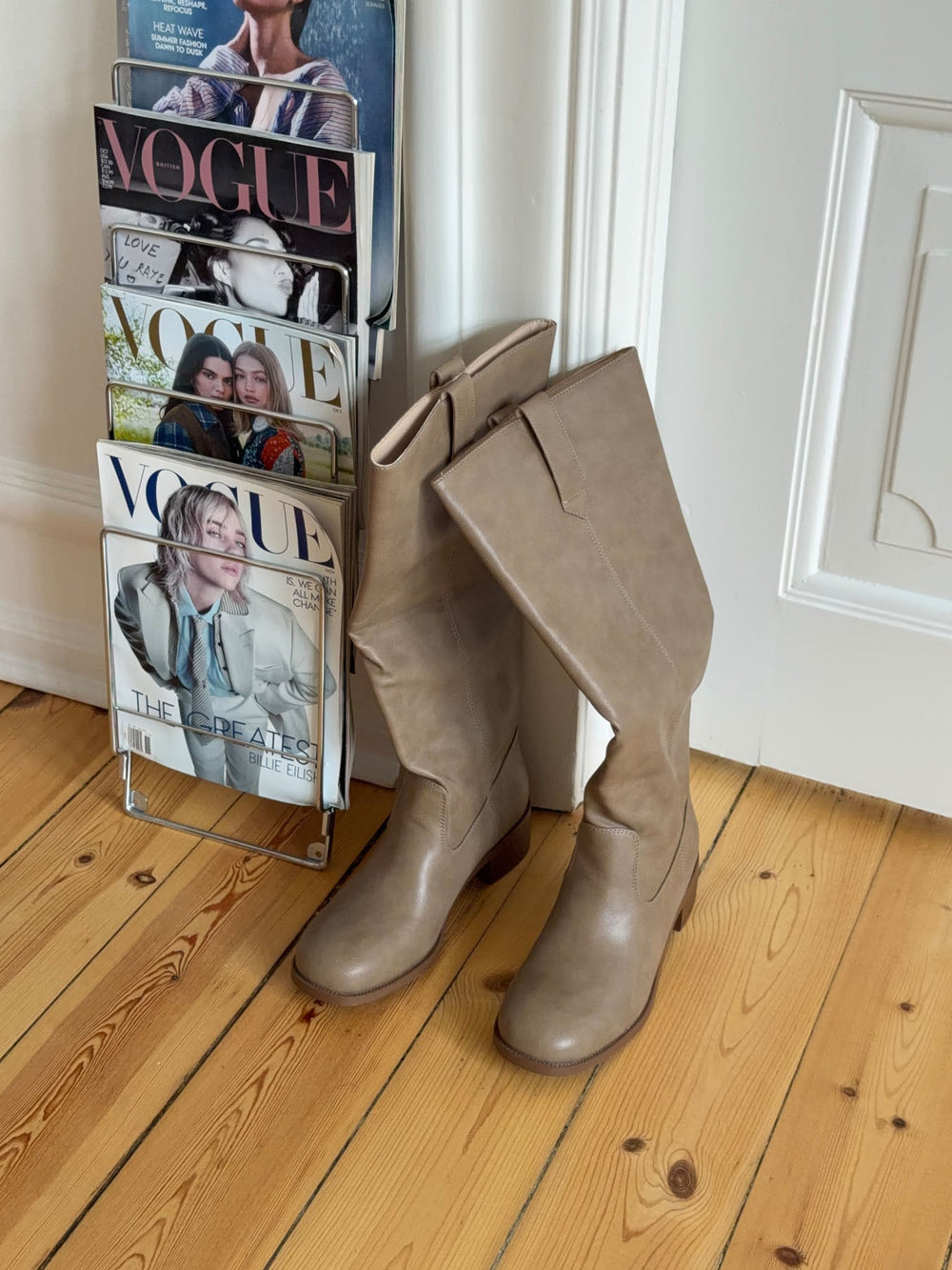 Justina tall boots - Taupe