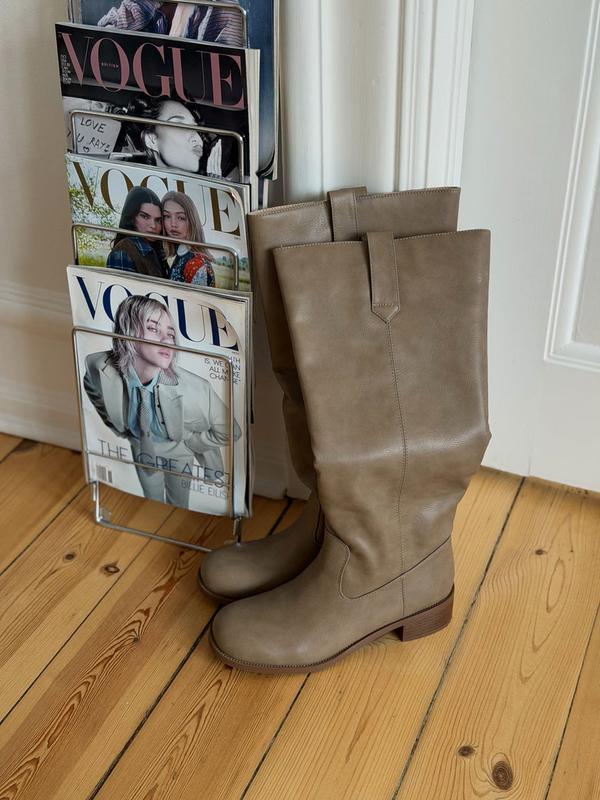 Justina tall boots - Taupe