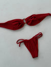 Eva bandeau bikini - Red