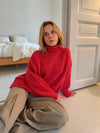 Valdamara oversized turtleneck - Rød