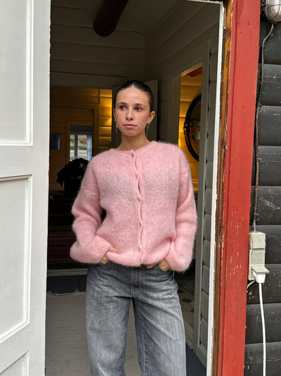 Jamilla mohair cardigan pink –