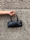 Ines handbag with buckle - Black