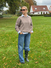 Orla knit blouse - Taupe