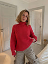 Valdamara oversized turtleneck - Rød