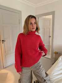 Valdamara oversized turtleneck - Red