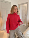 Valdamara oversized turtleneck - Rød