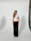 Britney low waisted suit pants - Black