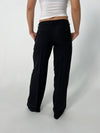 Britney low waisted suit pants - Black
