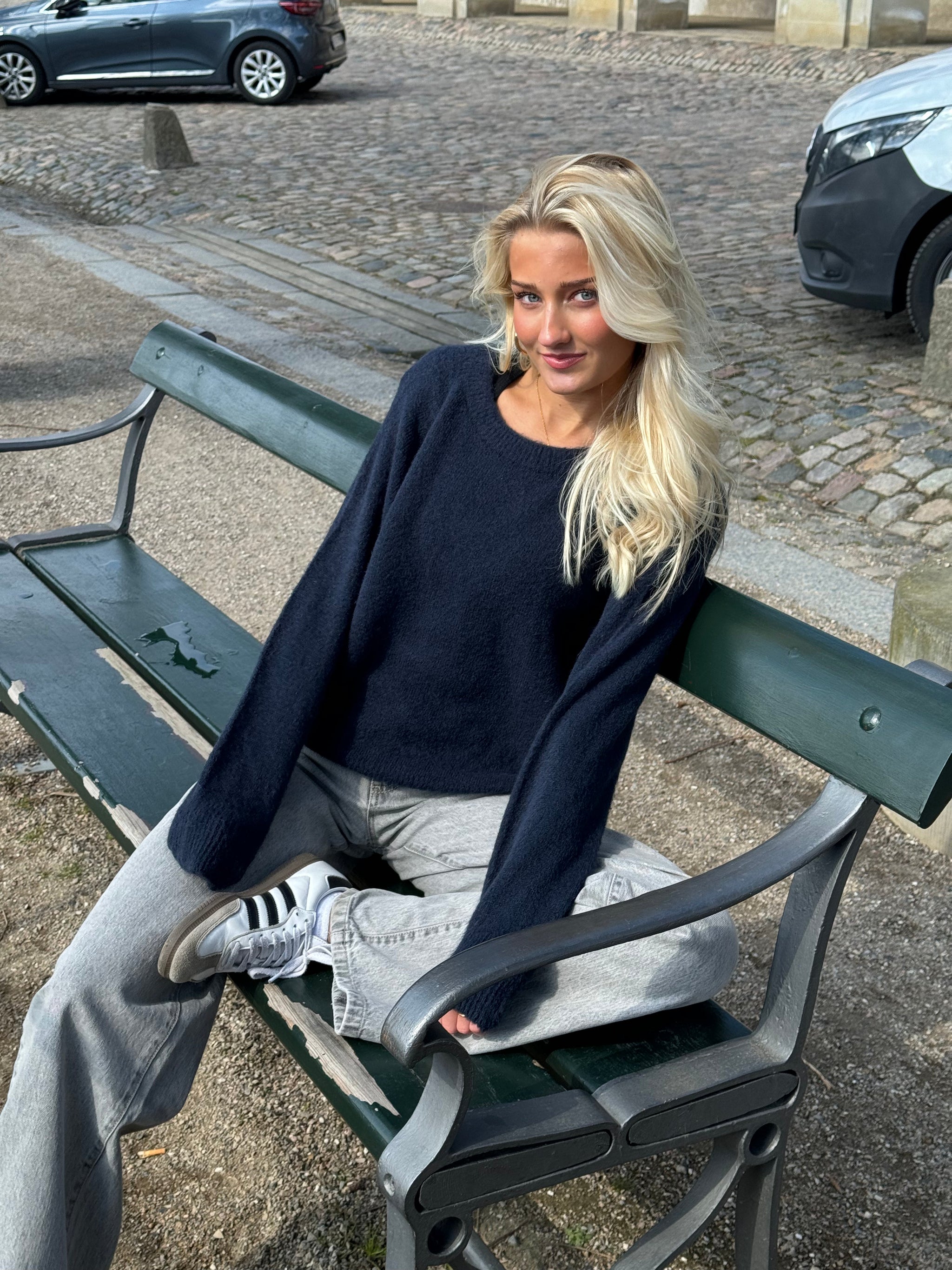 Cilie knitted top - black – Designbysi.se