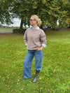 Orla knit blouse - Taupe