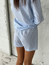 Avana striped pajama shorts