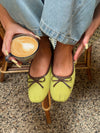 Manja ballerina - Green/brown