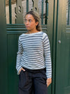 Leona knit - grey and beige