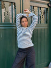 Leona knit - grey and beige
