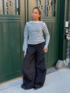 Leona knit - grey and beige