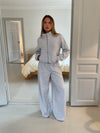 Beva sweatpants - Light grey/Blue