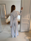 Beva sweatpants - Light grey/Blue