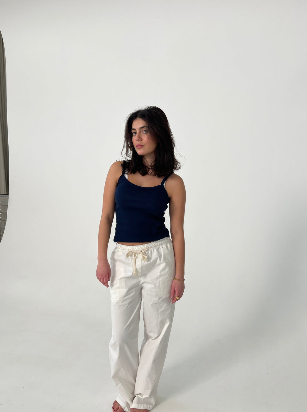 Thora straight pants - off white