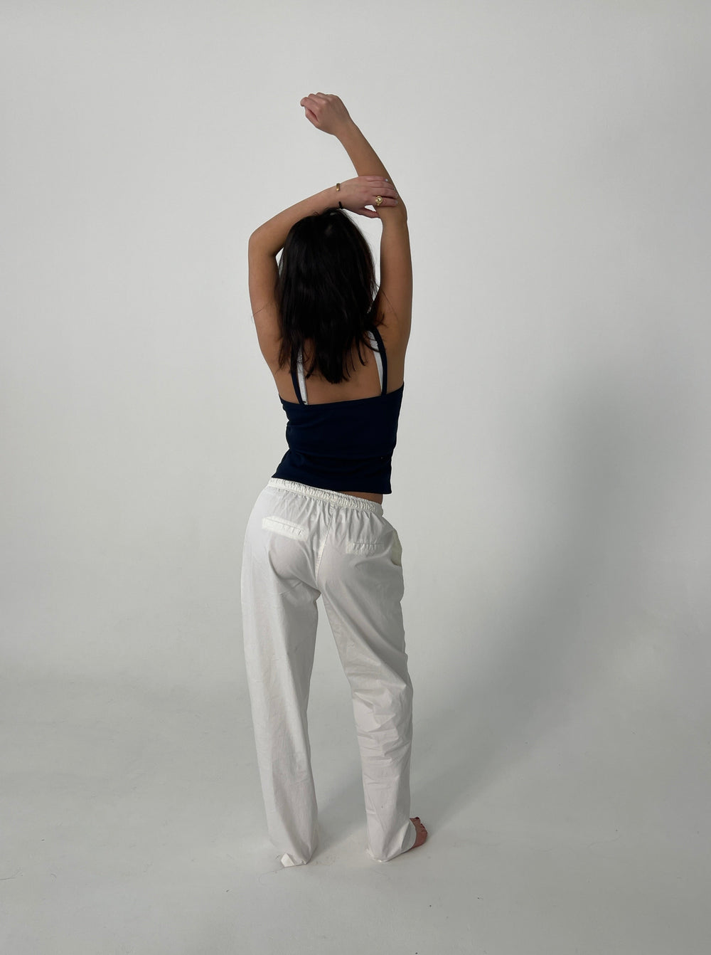 Thora straight pants - off white