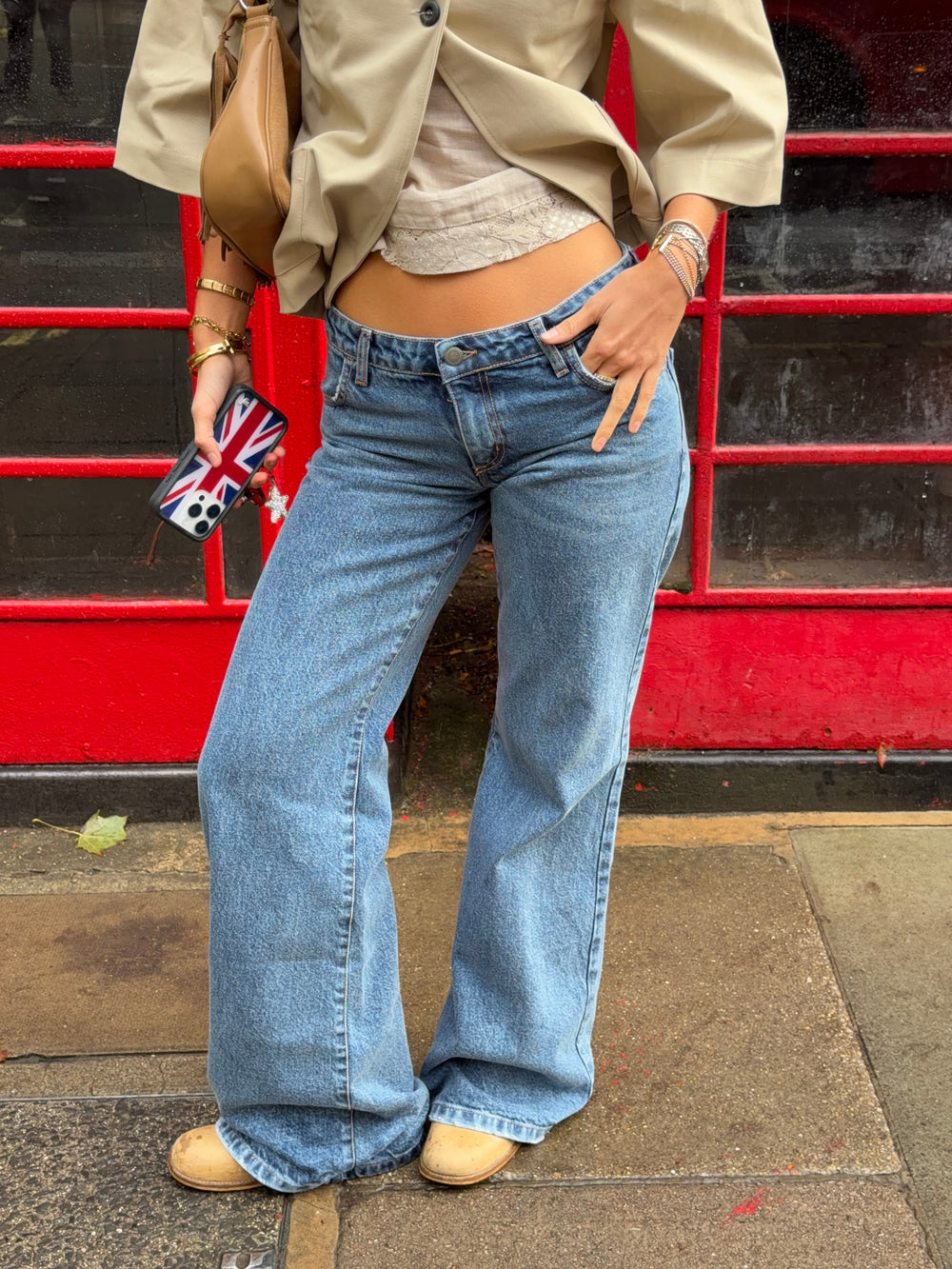 Malin Tomkins low waisted jeans - Blue