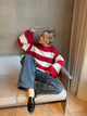 Manda striped knit - Red/white