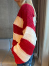 Manda striped knit - Red/white