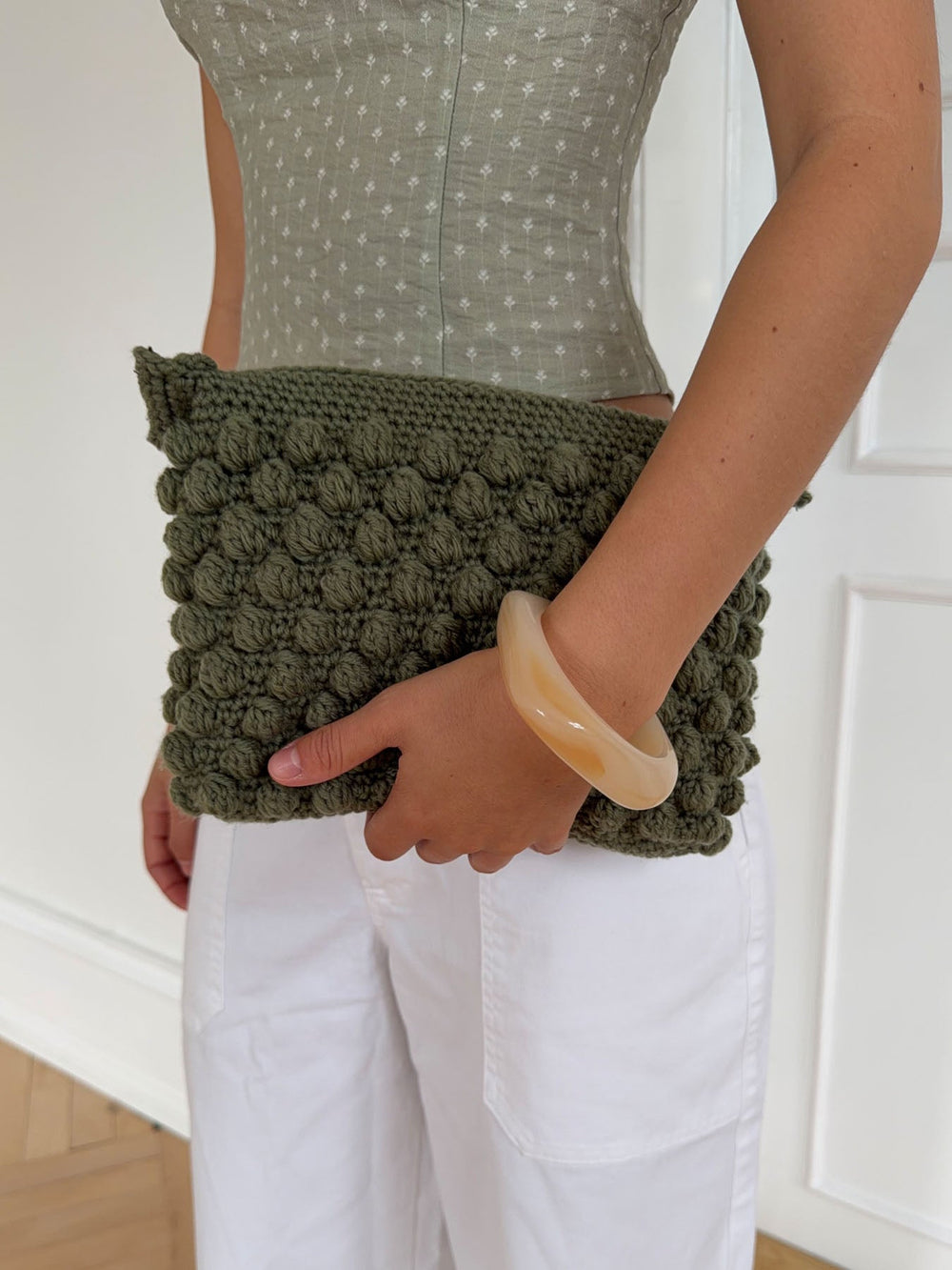 Lykke chunky bracelet - Warm beige