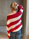 Manda striped knit - Red/white