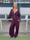 Kat sweatpants - Dark purple