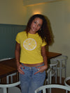 "Lemon" baby tee - Yellow