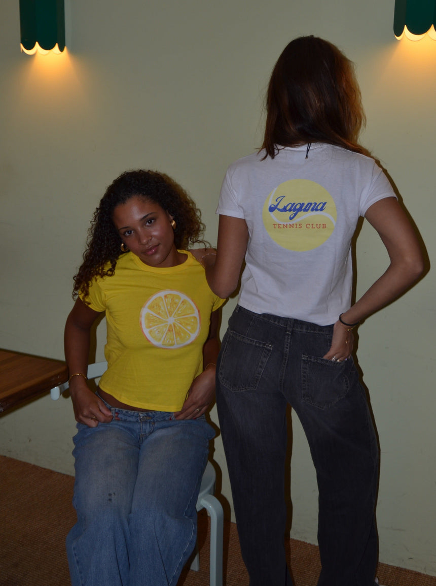 "Lemon" baby tee - Yellow