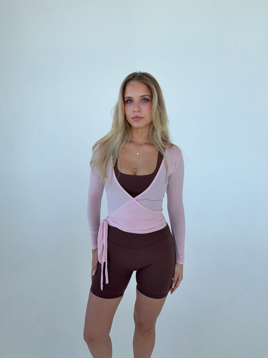 Motion wrap blouse - Candyfloss