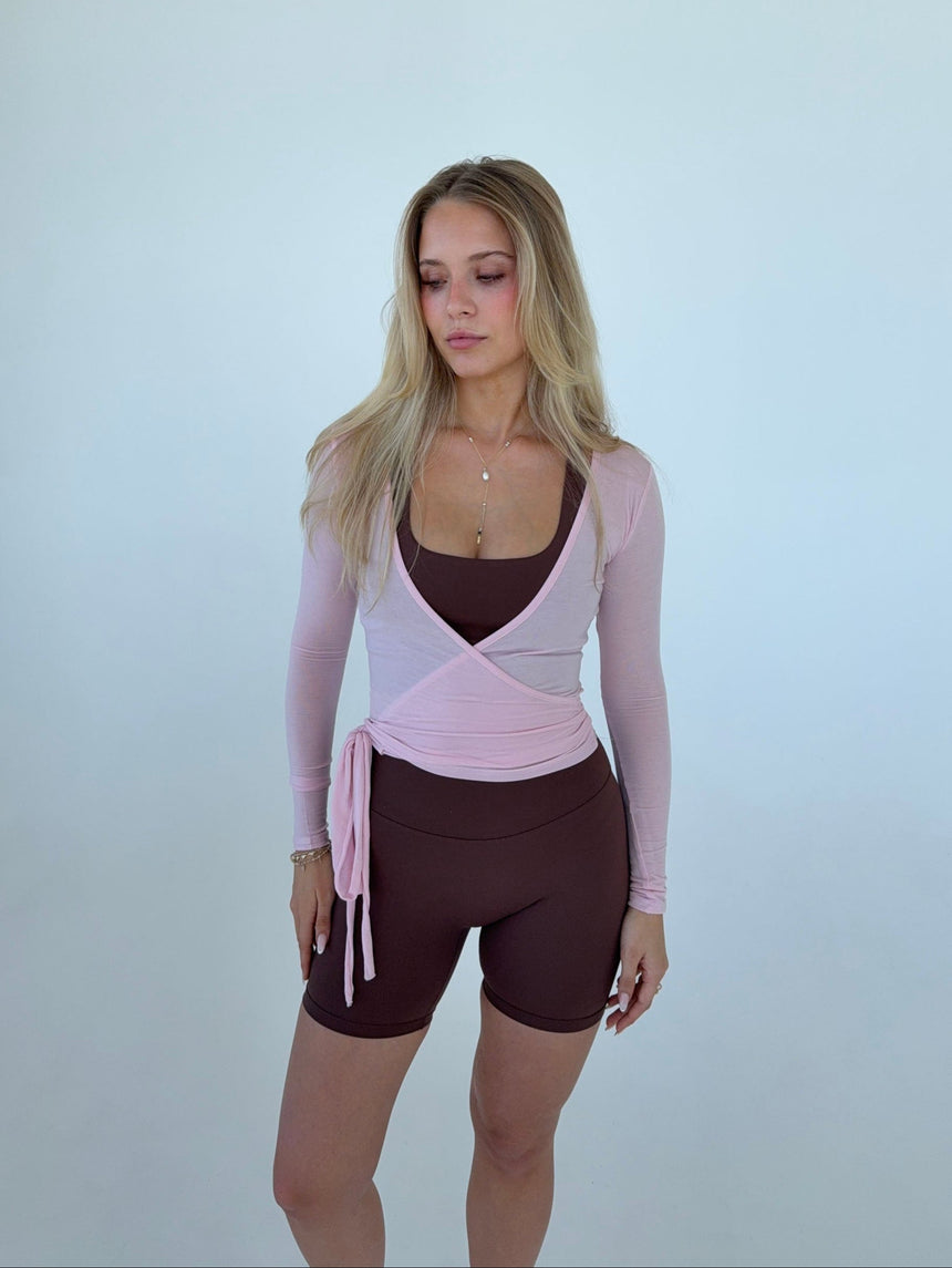 Motion wrap blouse - Candyfloss
