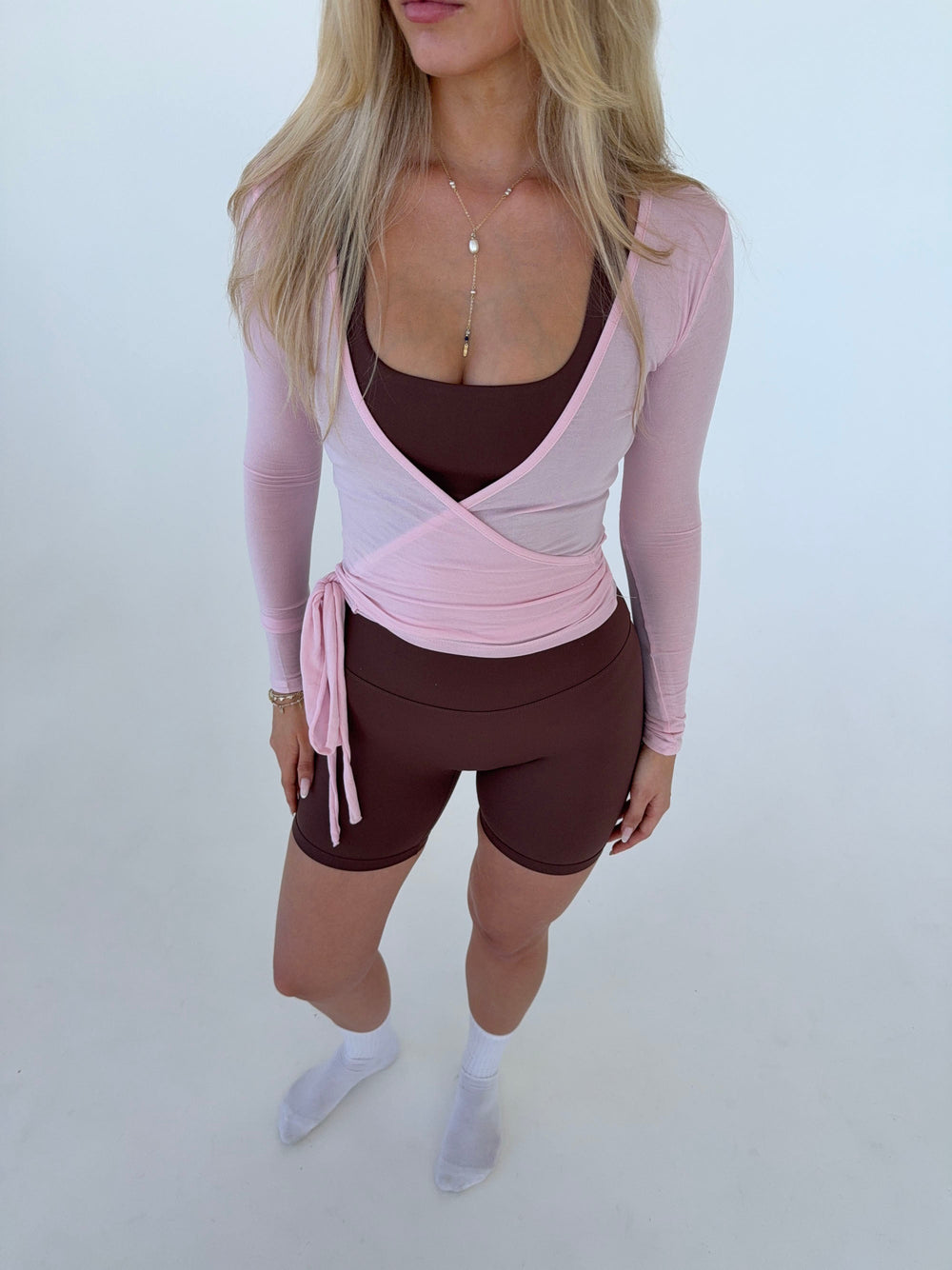 Motion wrap blouse - Candyfloss