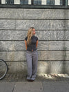 Anna Olympia low waisted suit pants - Grey