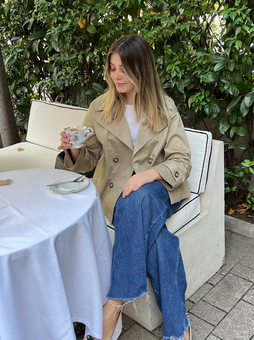 Via trenchcoat - Sand