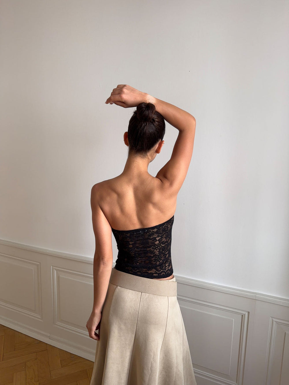 Zera lace top - Black
